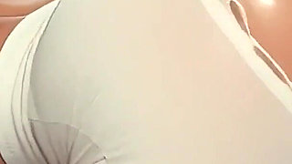 Creamy Pussy Fuck! Gym Sex! Ripped Leggings Fuck Riding Cowgirl