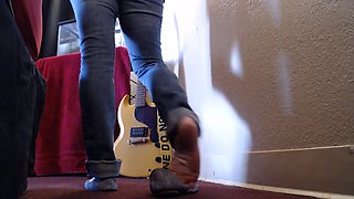 Gray Curly Ballet Flats Boot Have fun