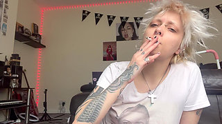 Smoking a Cig Makeup and No Makeup Compilation