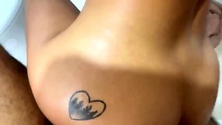 I share a bathroom with my stepsister and we end up having