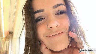 James Deen welcomes naive teen Rosalyn Sphinx to the adult industry