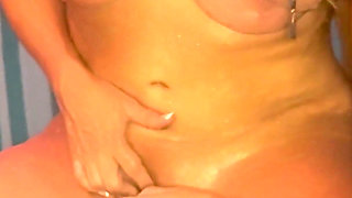 4K Tall Blonde MILF Hotwife Carlie Vixen: Hot Tub Toys, Pierced Play, Lana Squirts
