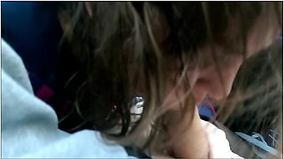 Car Park Blow Job Cum Swallow Gargle