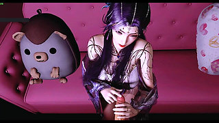 Virtual Goddess Spark: Scarlet Curves - 3D Animation Hentai