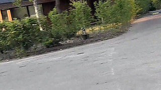 Serina Gomez Lost in Holland Wetting Jeans Outdoors