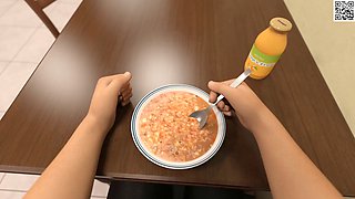 Enjoying summer fun with Jack in this adult visual novel game