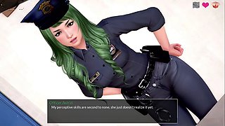 Hot mummy in public showing off her curves anime style