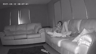 Sister-in-Law Caught Masturbating on My Couch – Hidden Cam