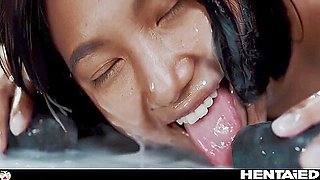 May Thai, Alissa Foxy And Jennifer Mendez In Hot Chicks Explode With A Ton Of Alien Cum - Compilation 10 Min