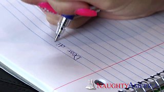 Husband Fucks His Petite Nanny in the Ass