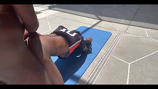 Ebony Thot Gets Fucked for Team Spot