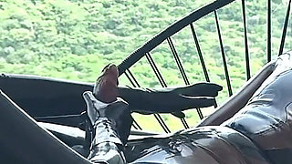 Hot Session on the String Chair, Full - Alex Latex