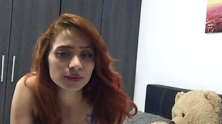 I play with my friend's sexy tits