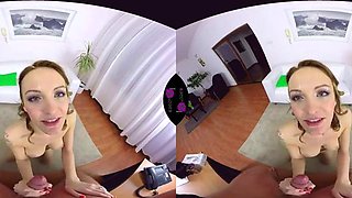 Pretty lady - no riding what a shame: Blowjob, Doggy  Cowgirl VR Porn