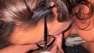 I can't believe I'm doing this" Cheating wife fucking in back of bus after bachelorette party