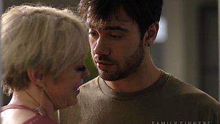 Lewd bosomy mommy thrilling X-rated clip