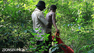 I TOOK MY AFRICAN BLACK SEXY FRIEND TO THE FARM TO FUCK THAT JUICY PUSSY