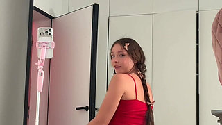 Seductive Dance in Red