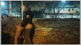 Girl Flashing Naked In The Street Fucking In Public Voyeurs And Caught By The Police With Naked Street