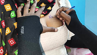 Indian Aunty Tattoo Customer,i Had Sex with Her Unexpectedly While Getting a Tattoo.romance Desi Xvideos, Hindi and Telugu