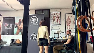 LittleCaprice-Emiri Momota At the Gym