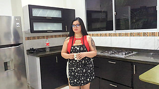 Antonella Is Interviewed to Be a Maid and Convinces Her New Employer with a Blowjob