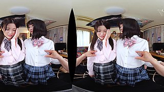 Amateur busty Asian teen sucks a dick on a rooftop