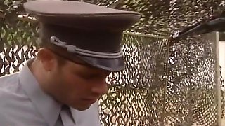 Big Breasted Soldier Fucks A Perverted Asshole General With Maria Del Costa And Dries Breyne