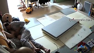 Hardcore voyeur bang at public place