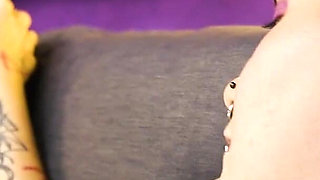 Dreadlocks Tattooed Cynthia Devours Leo’s Pussy & Ass - Magic Wand, Deep Anal Toy