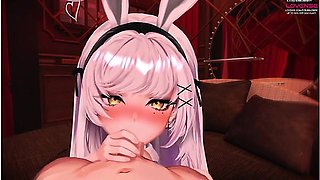 This Vtuber Bunny Needs To Suck Your Dick ! Bubblebebe Vtuber Roleplay - Anime Girl