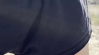 Public Pissing Compilation in Nature! Traveling by Car! POV!