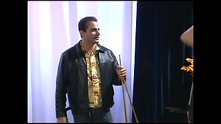 A Young Whore with Perfect Tits Fucked Well on the Pool Table