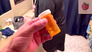 Step Son Takes Viagra and Fucks MILF Stepmom Kiki Cockhound Deep Throat Blowjob Cum in Mouth
