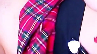 Skinny college girl lets teacher fuck her during detention