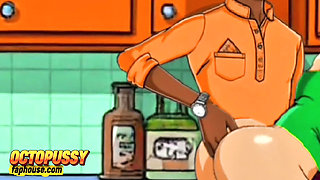 Married Housewife Gets Anal-fucked in the Kitchen