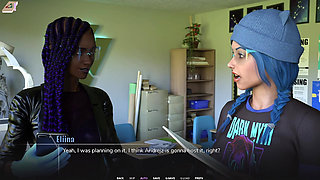 Taboo University #03 - Chem Class with Beatiful Black 18yo and Blue Haired Emo
