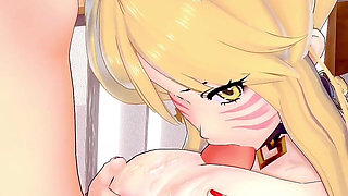 Ahri Kda From Lol Uses Her Feet and Shows You That She Dominates You by Making You Like an Amazon!