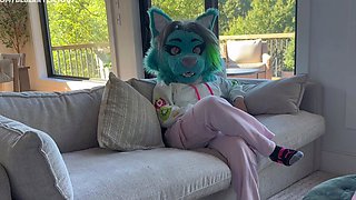 Sneaking Around To Fuck My Furry Step Sister During Family