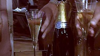 Gorgeous brunette babe fucked hardcore in the bathroom