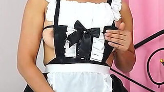 Asian Maid Vibrator Play