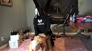 Big titty Blondie Halloween BDSM Halloween GhostFace Fuck