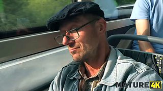 Mature4k. hot and leaking porn in the bus