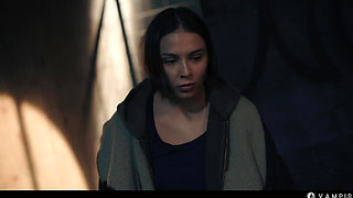 Lesbian Vampire Foot Worship - Hobo Girl Taken From The Streets by Seducing Mistress