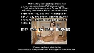 Uncensored Japanese Wife Swinger Sex - Asian Housewife Blowjob & Eating Pussy - English Subs
