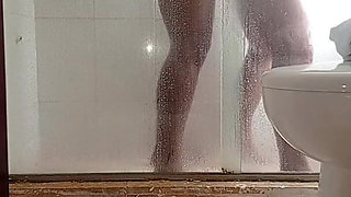 Fucking a MILF Stepmother in the Hotel Bathroom