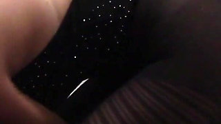 MILF Gives a Blowjob and Cumshot to a Man in Pantyhose