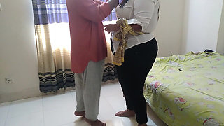 Indian Young 18+ Lady Boss Fucked by Office Assistant with Her Hands Tied - Rough Anal Fuck & Cum