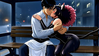 Pussygirl Wants Love and Sex. Hentai Anime Cartoon. Ai Animation