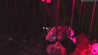 Latina MILF Domme dominates thin dude - bdsm, bondage,